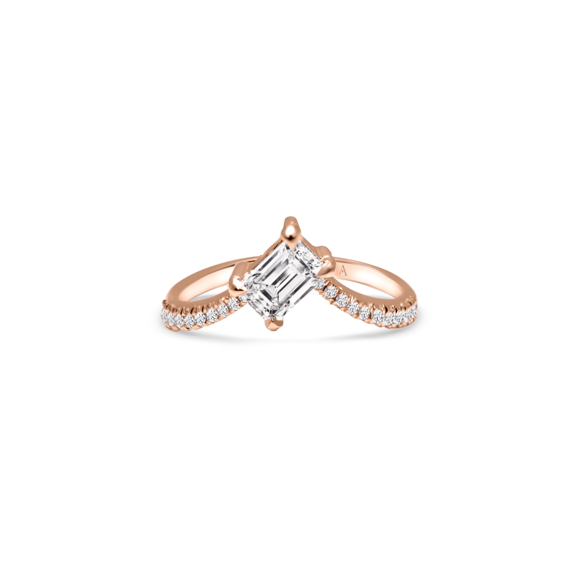 The Fancy Little Ice Skating Girl 1.00 carats - or rouge 18k - AGUADEORO