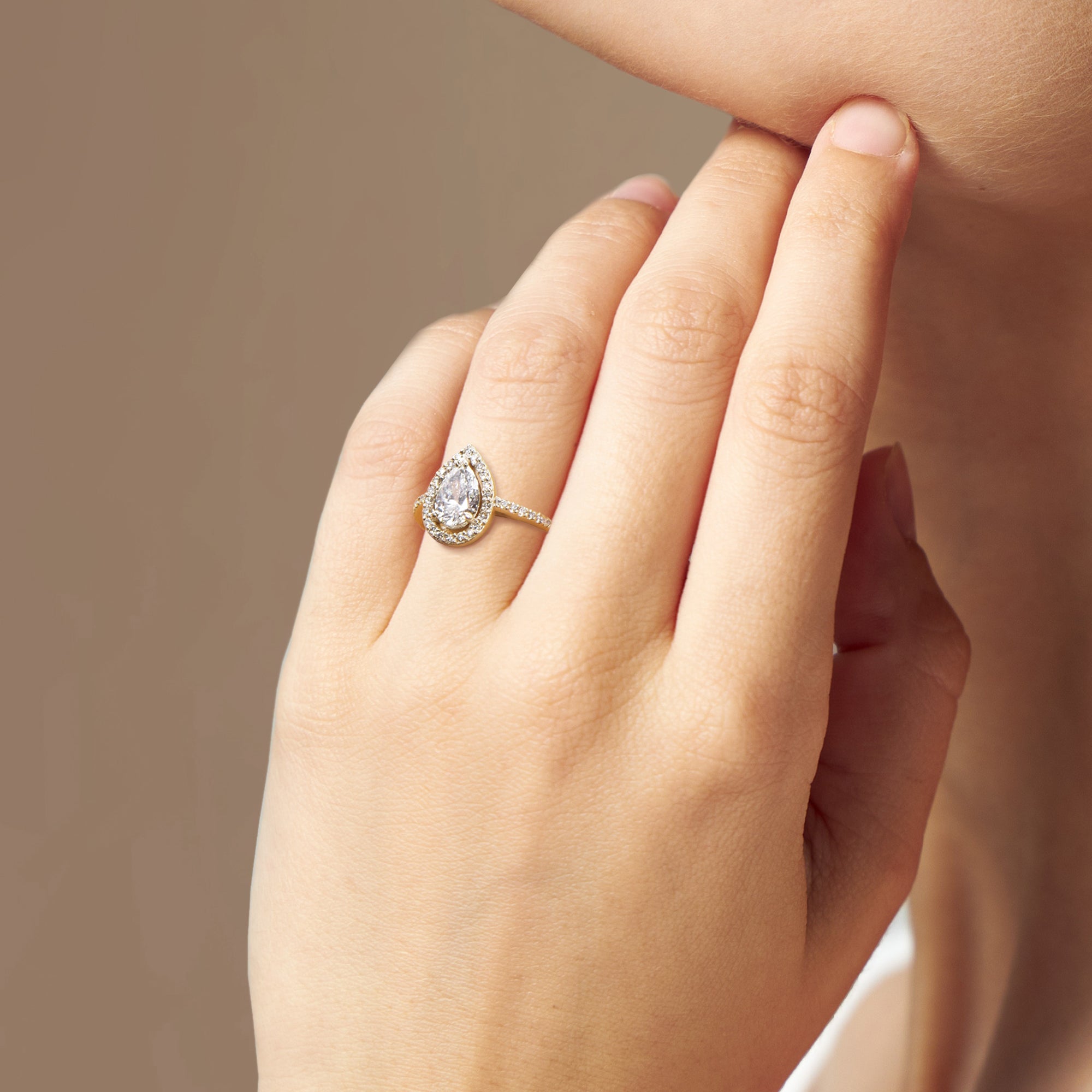 Infinite Tear of Joy - 1.00 carat - or jaune 18k - AGUADEORO
