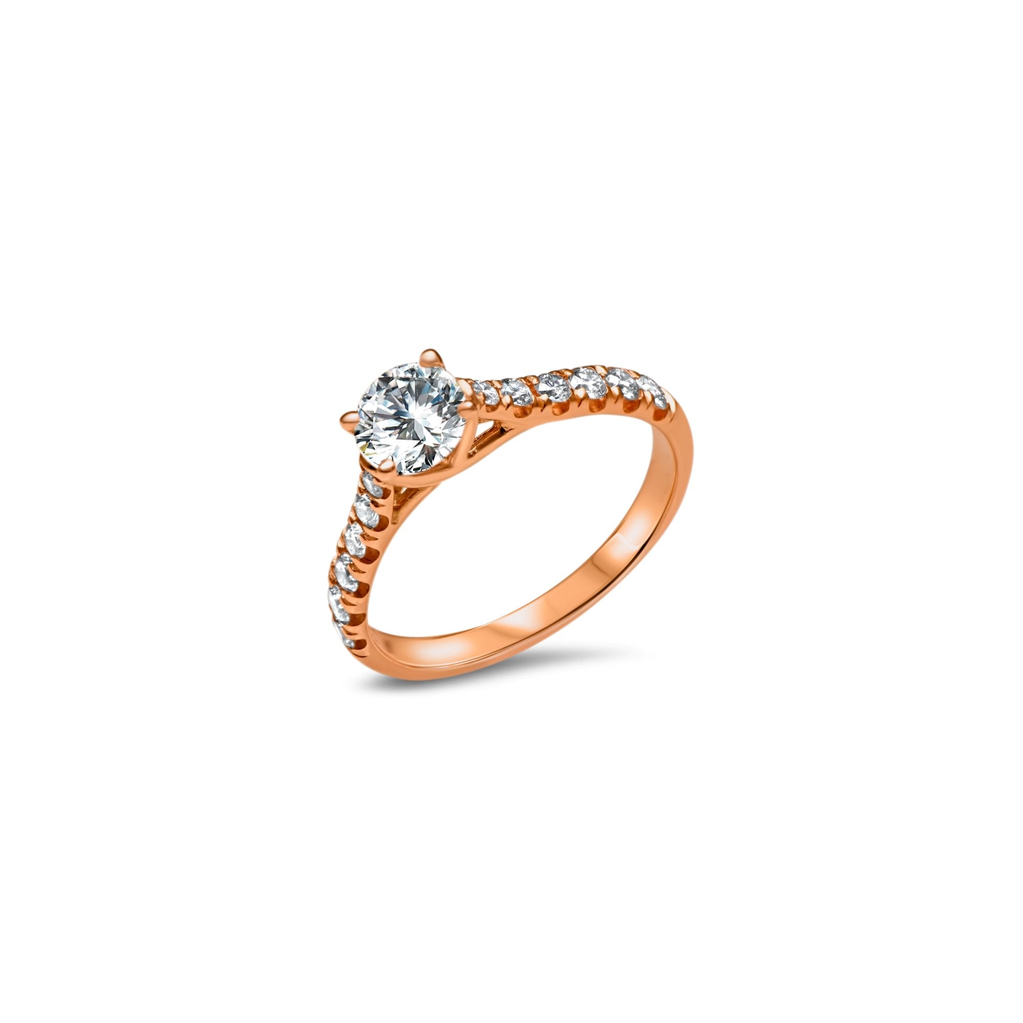 Fancy Miss Sweetheart - 0.75 carat - or rouge 18k - AGUADEORO
