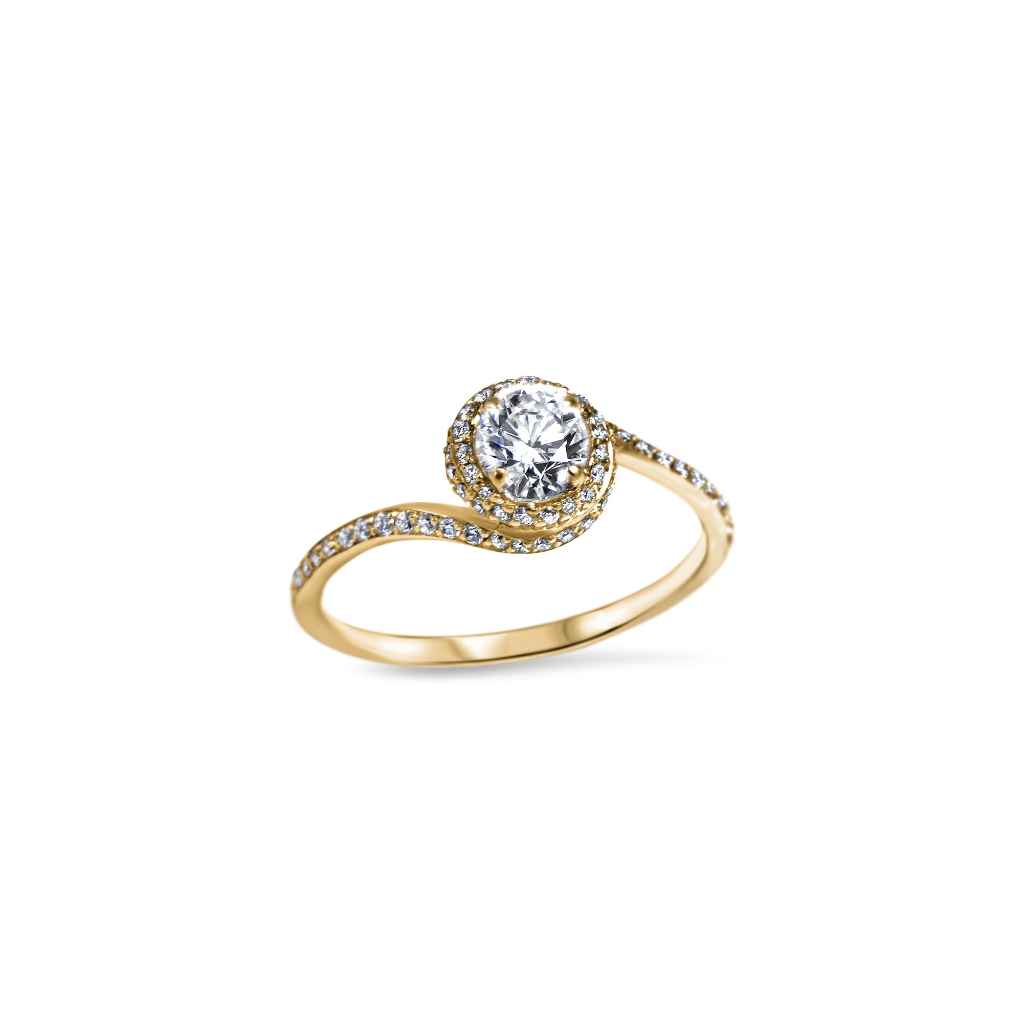 La Merveilleuse spirale - 0.50 carat - or jaune 18k - AGUADEORO