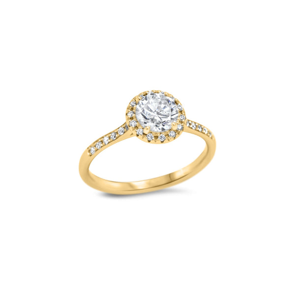 The Fancy Funkee Girl 0.75 carats - or jaune 18k