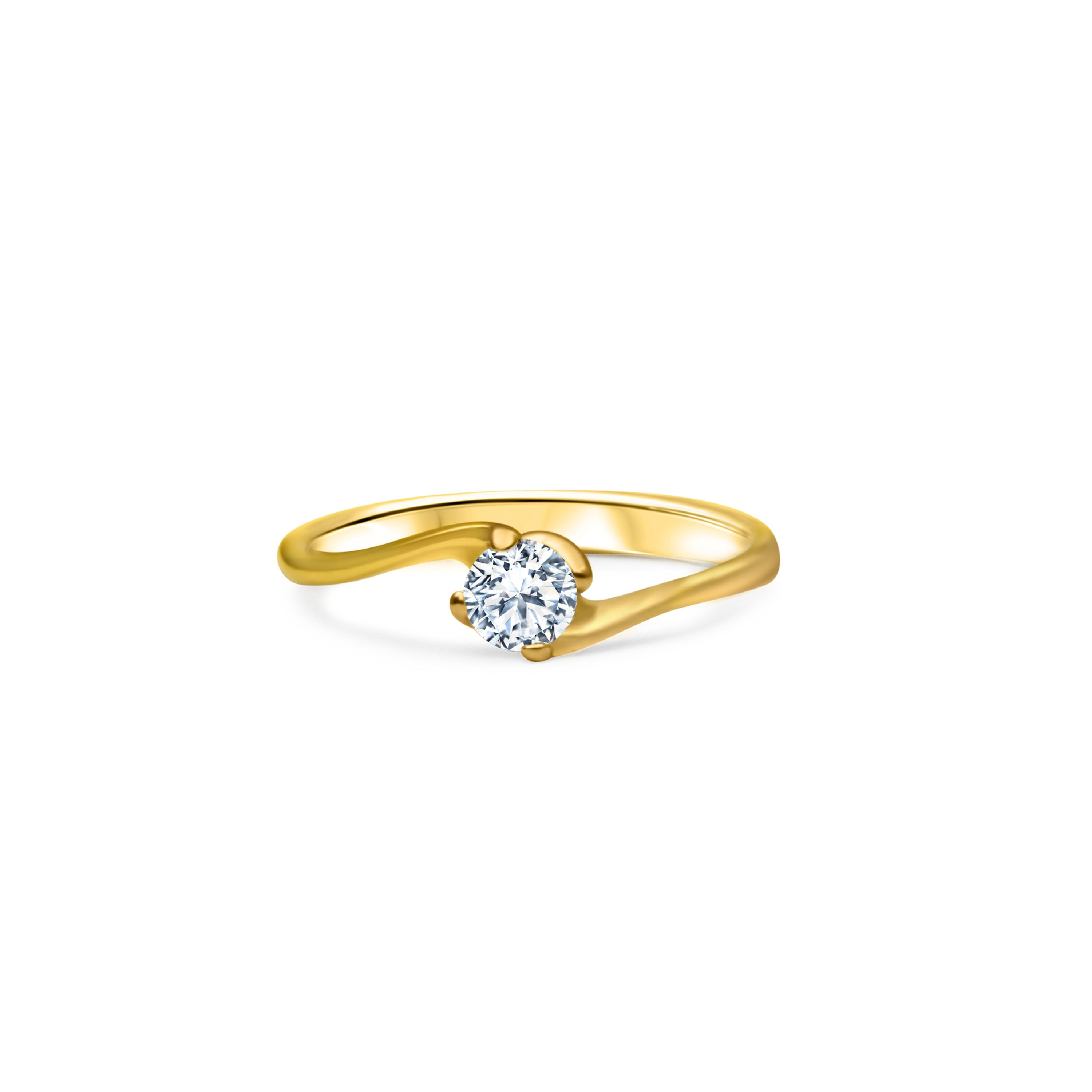 Twist and Shout 0.20 carats - or jaune 18k - AGUADEORO