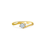 Twist and Shout 0.20 carats - or jaune 18k