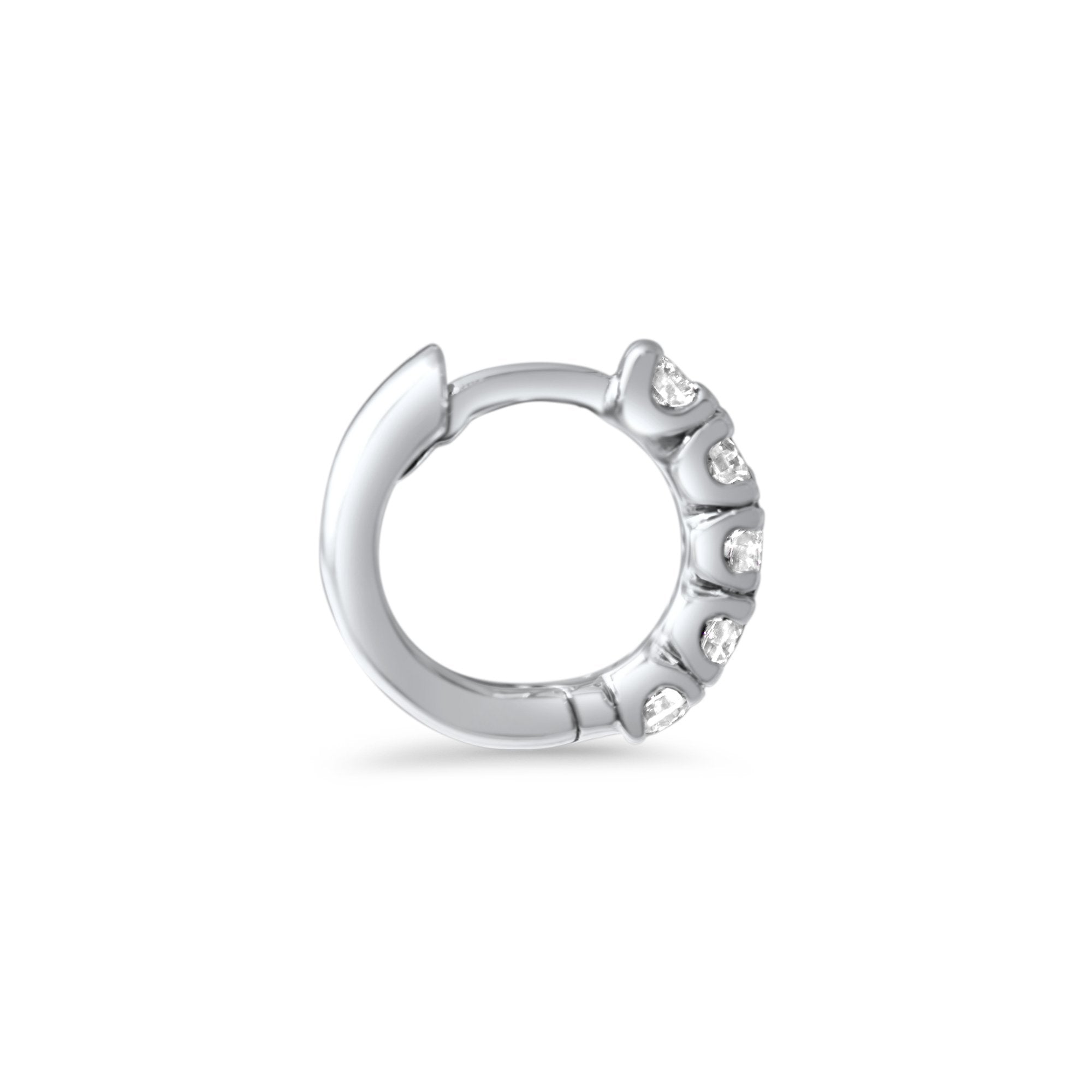 Boucles d'oreilles The Divine Halo - or blanc 18k - AGUADEORO