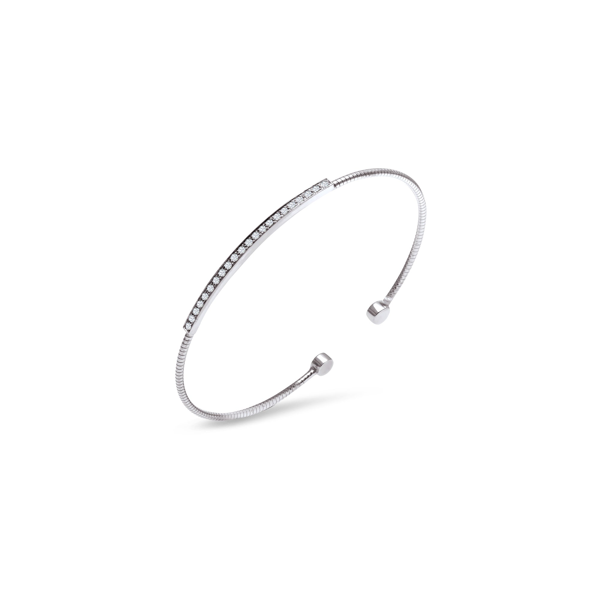 Bracelet The Diamond Row - or blanc 18k - AGUADEORO