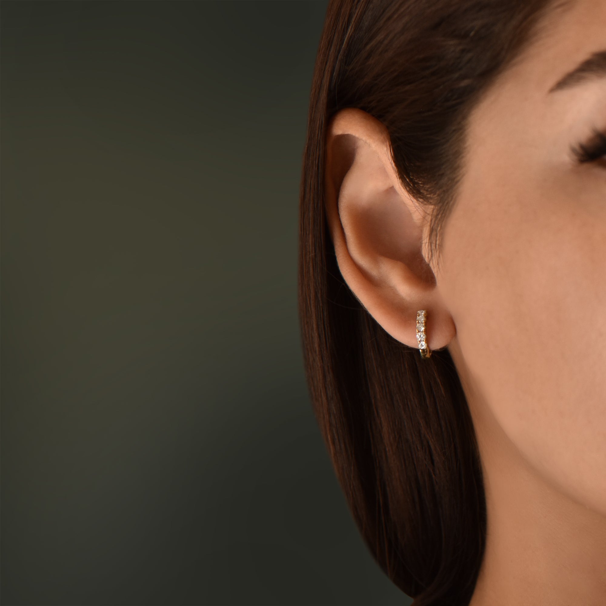 Boucles d'oreilles The Divine Halo - or jaune 18k - AGUADEORO