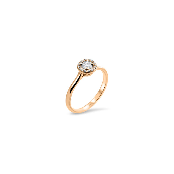 The Little Funkee Girl 0.20 carats - Red Gold 18k