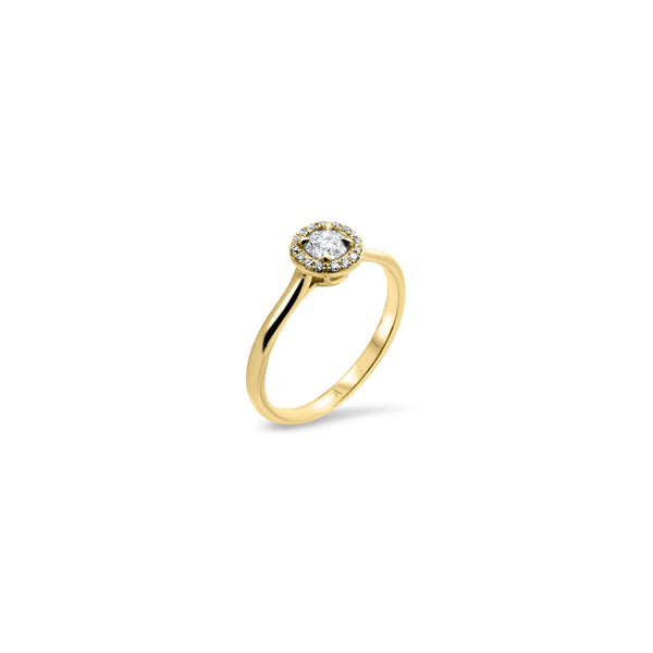 The Little Funkee Girl 0.20 carats - or jaune 18k