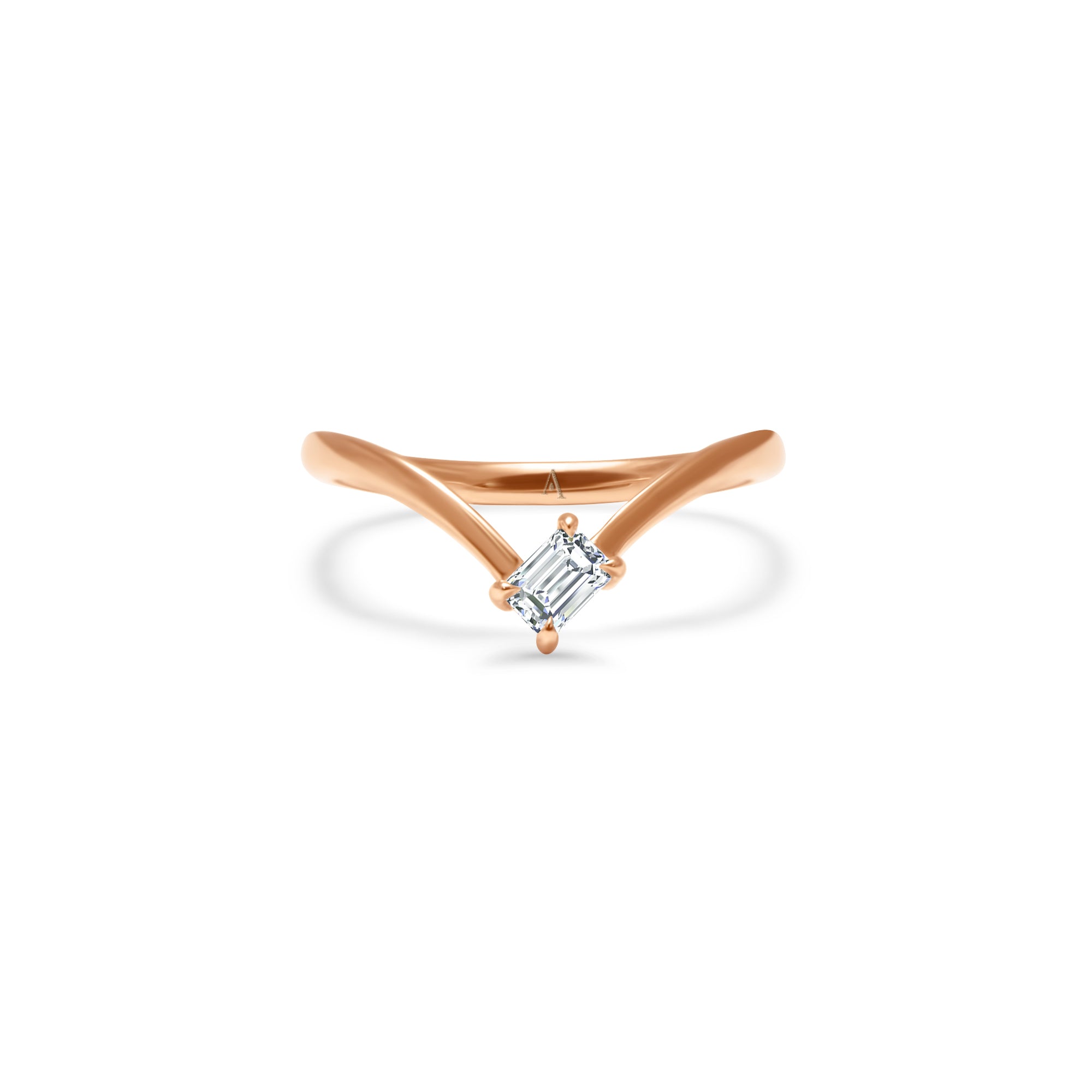 The Little Ice Skating Girl 0.20 carats - or rouge 18k - AGUADEORO