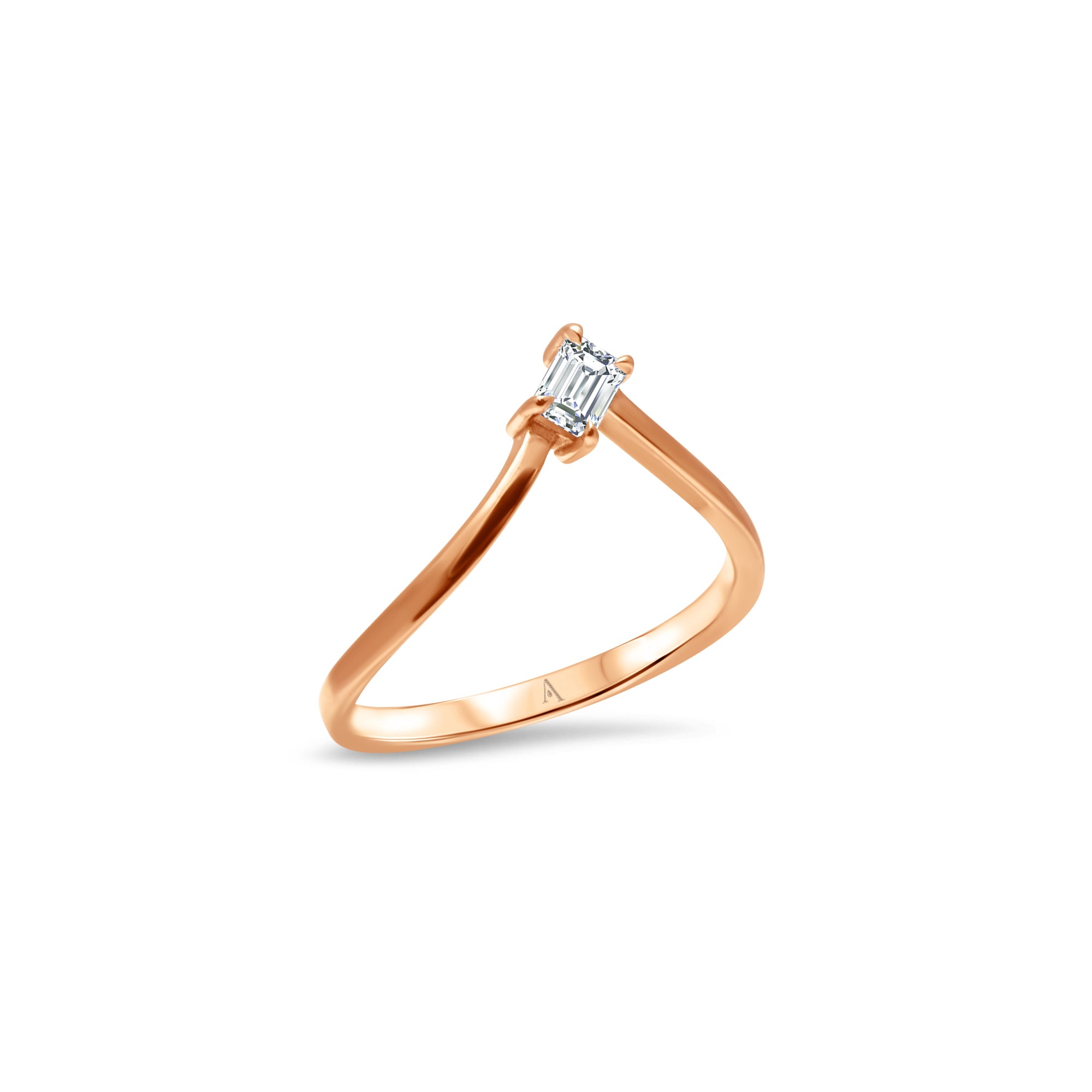 The Little Ice Skating Girl 0.20 carats - or rouge 18k - AGUADEORO