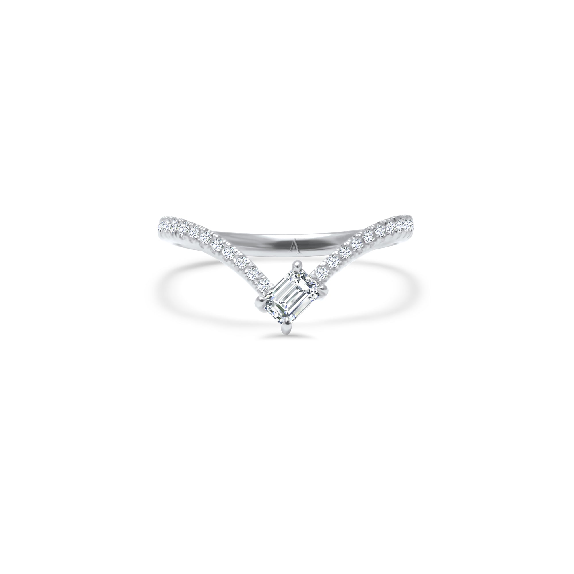 The Fancy Little Ice Skating Girl 0.20 carats - or blanc 18k - AGUADEORO