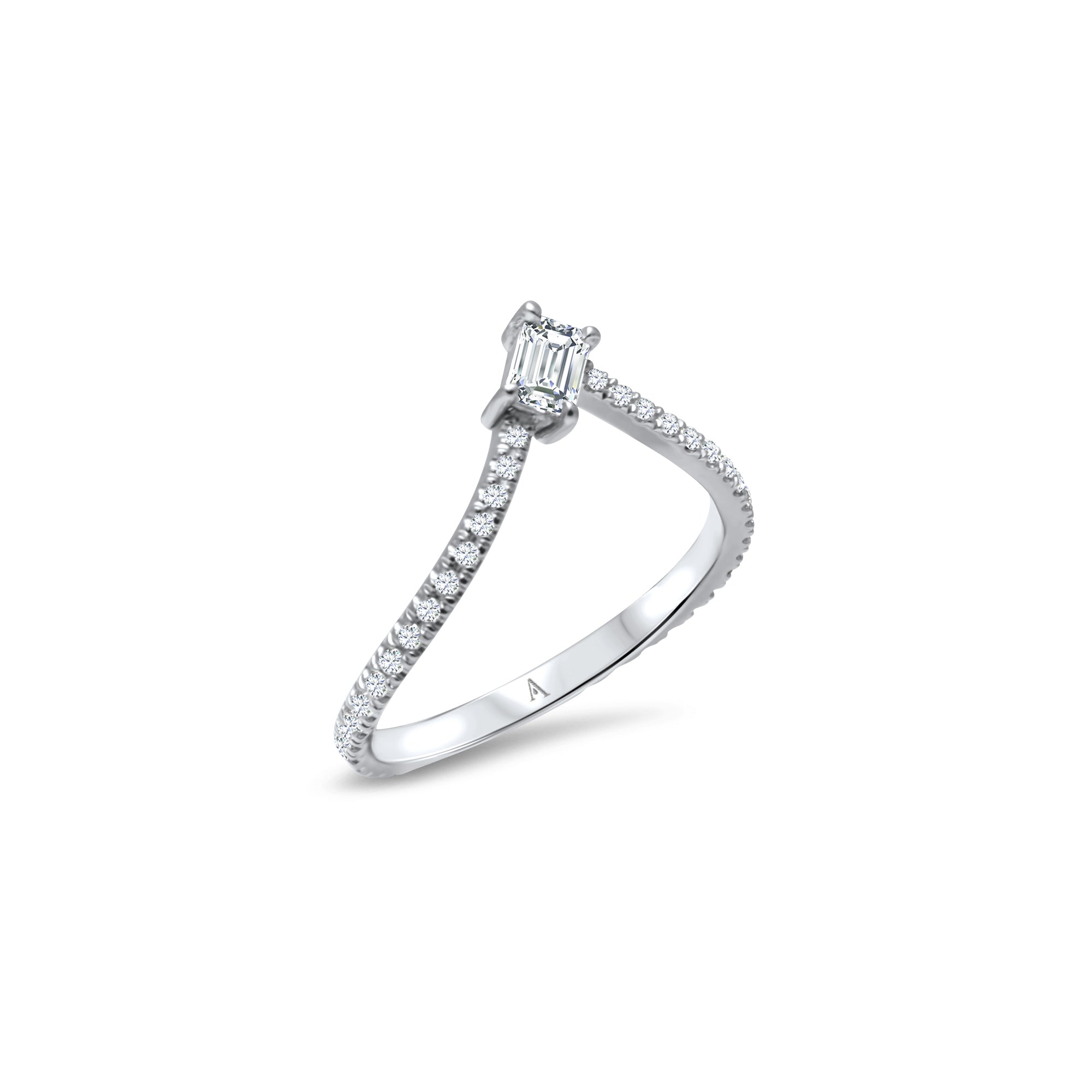 The Fancy Little Ice Skating Girl 0.20 carats - or blanc 18k - AGUADEORO